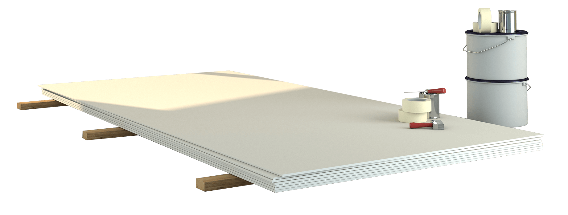Trockenbauplatten Systeme für Wände, Decken und Böden